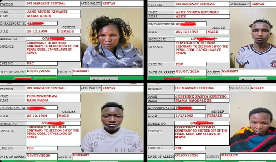Eight arrested in Marsabit over Sh1.2 million SIM swap fraud
