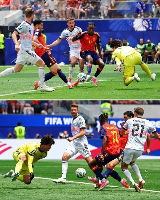 Merino's late heroics sink Belgium, send Spain into World Cup semi-finals