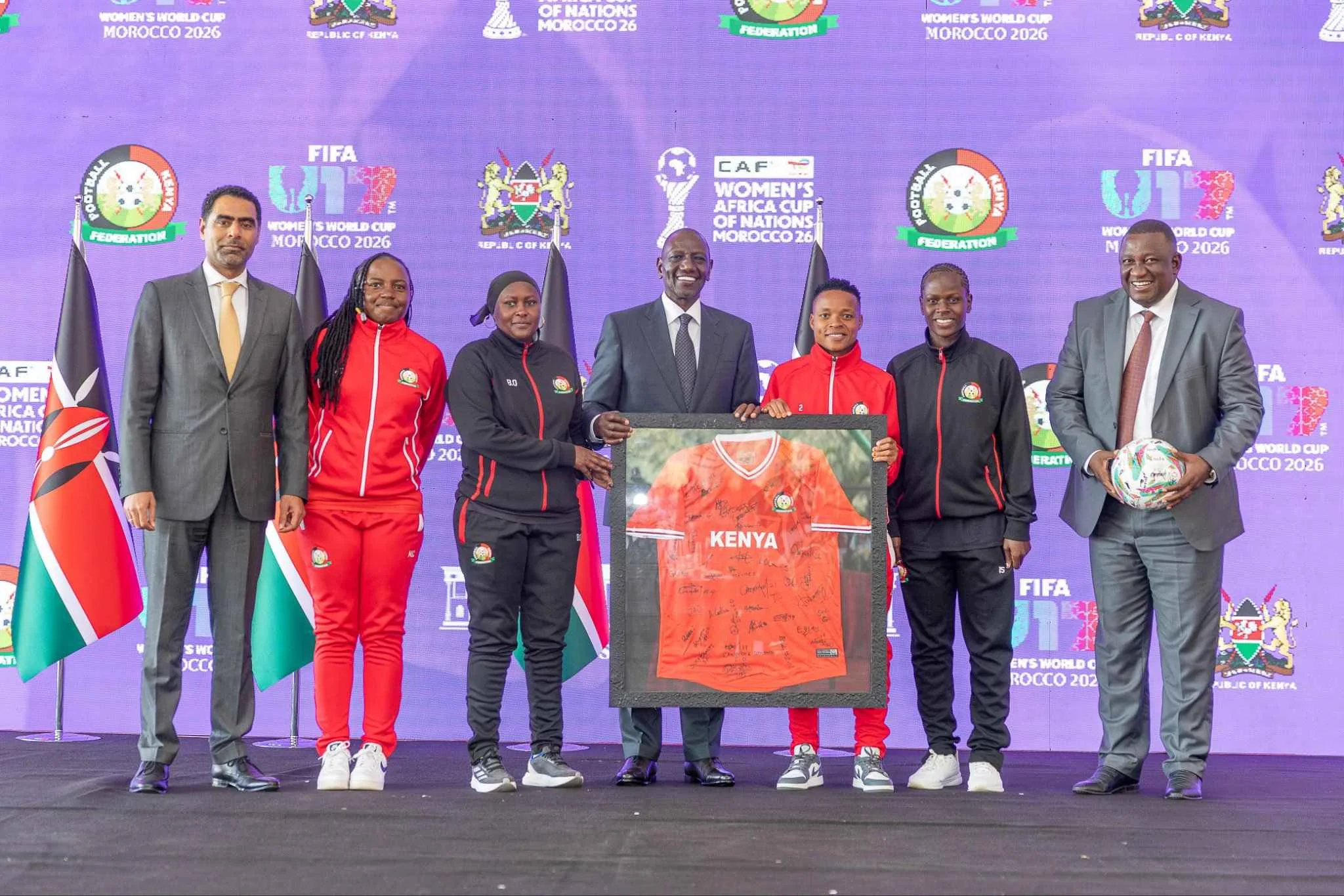 Ruto tells Junior Starlets to aim higher ahead of FIFA U-17 World Cup