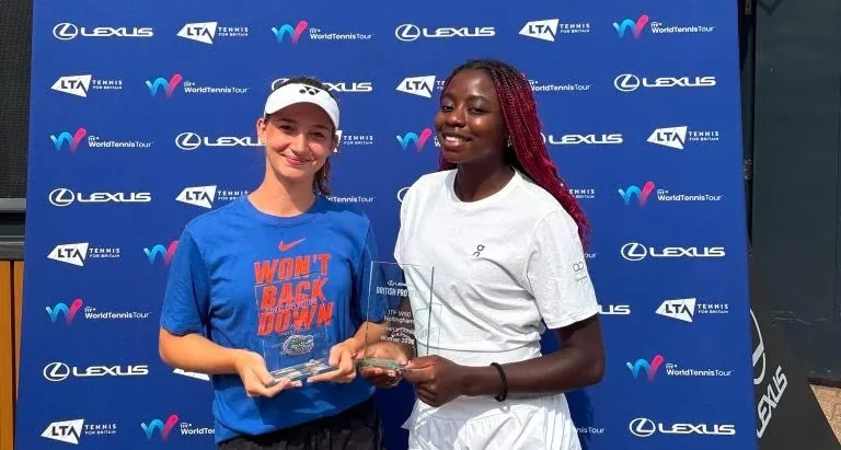 Okutoyi captures biggest professional doubles title with W50 Nottingham triumph